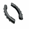 Steering wheel anti-skid sleeve in carbon fibre black with 38cm diameter for car models