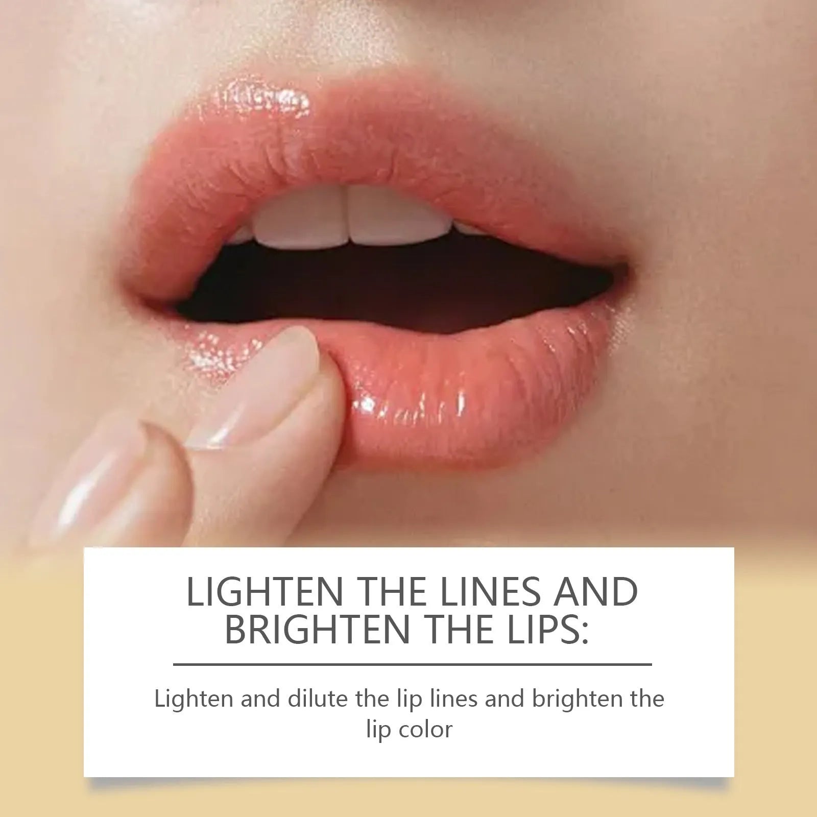 Pale green colour changing lipstick bullet that moisturises and turns pink on the lips.