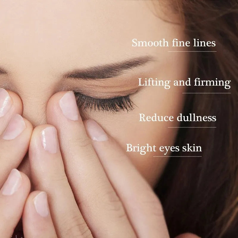 Anti Dark Circle Eye Cream jar with 20g peptide formula for reducing puffiness and lightening dark circles