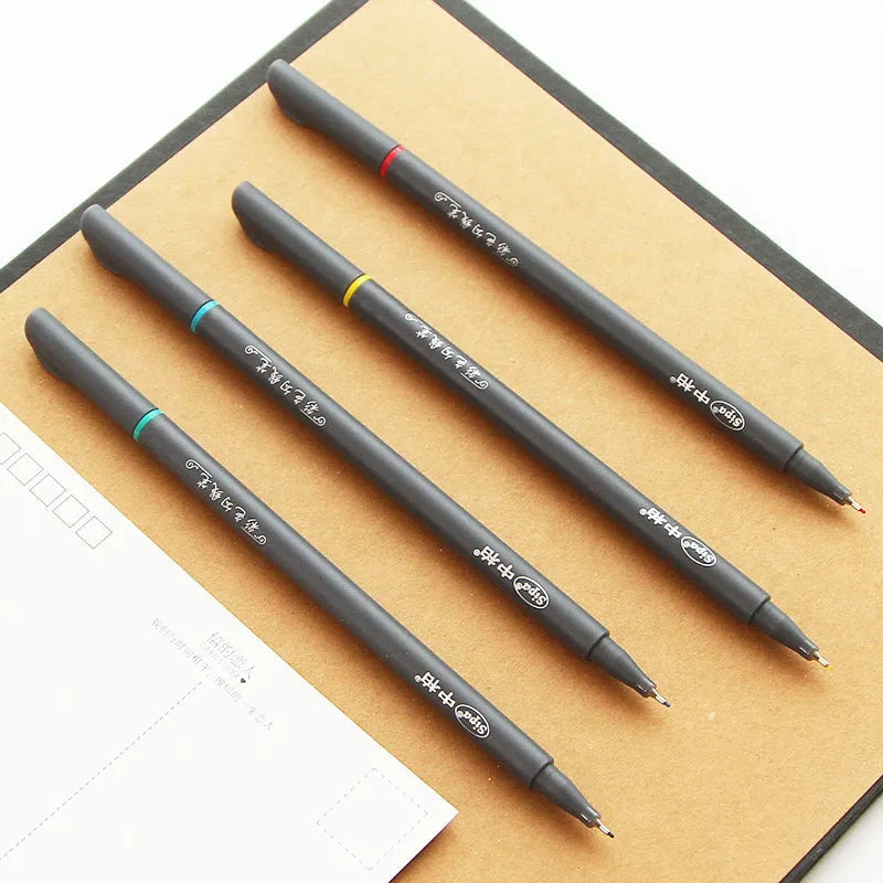 Office drawing stroke syringe color hook line pen with 0.38mm tip for technical drafting