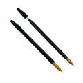 White PS plastic scratch pen for art projects showing 15cm length and 1.2cm diameter