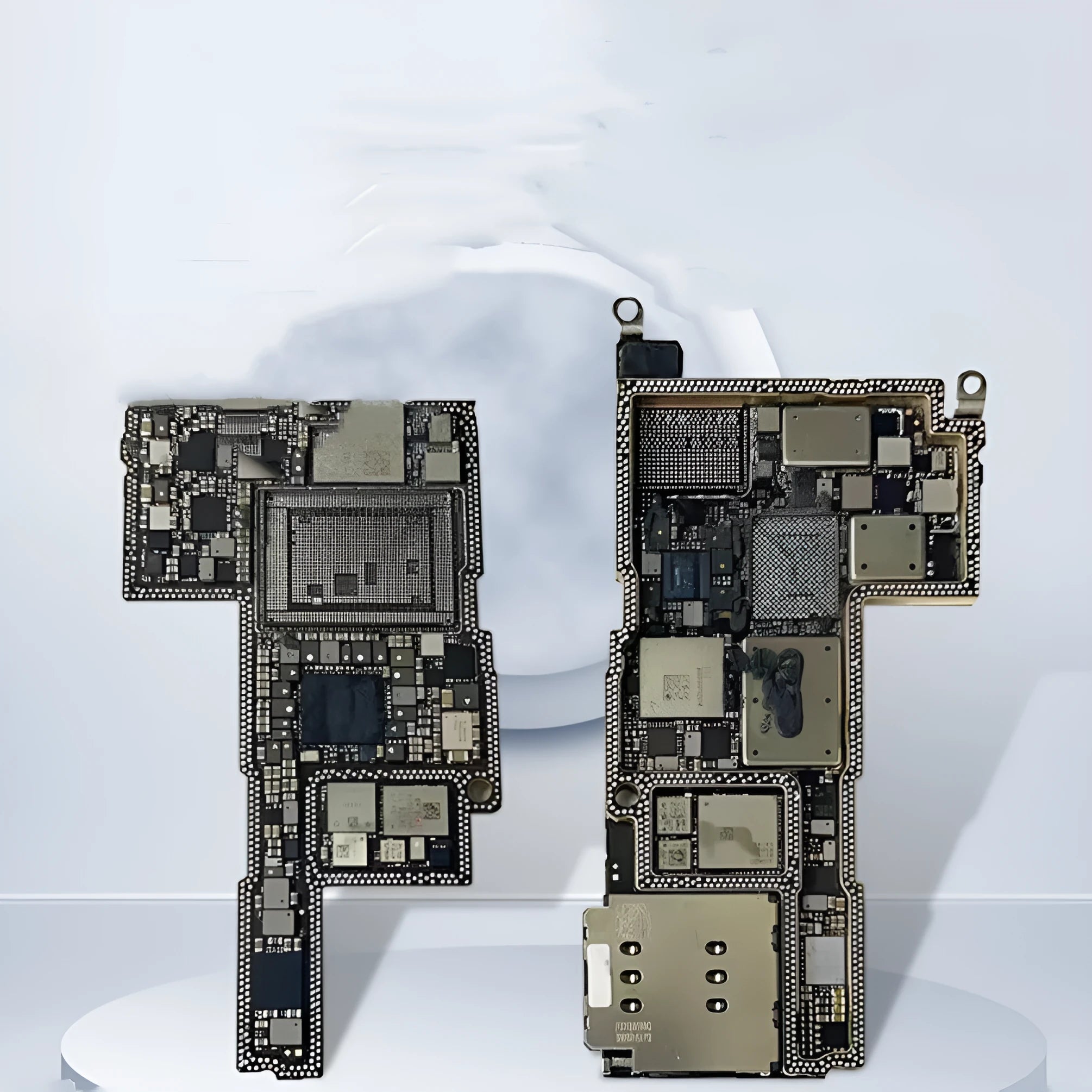 Silver iPhone 12 series motherboard component for 13 Pro mini upper/lower board assembly