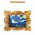 DIY filled oil painting kit with epoxy pottery canvas, acrylic paints, and brushes for home art projects