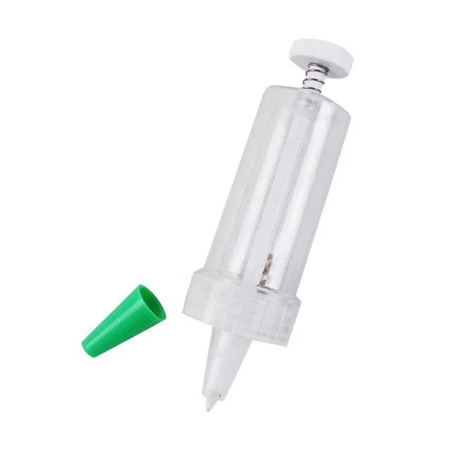 12 cm long by 3 cm diameter mini planter tool for distributing seeds into pots and plug trays