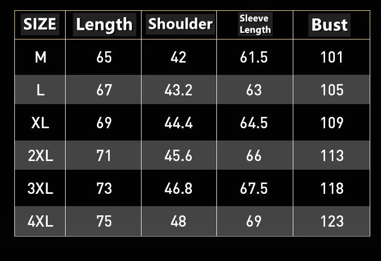 Men's chemical fibre blend jacket in black, green or grey, sizes L to 4XL