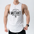 Loose waistcoat training sleeveless shirt in polyester fabric, showing front view with sleeveless design and loose fit