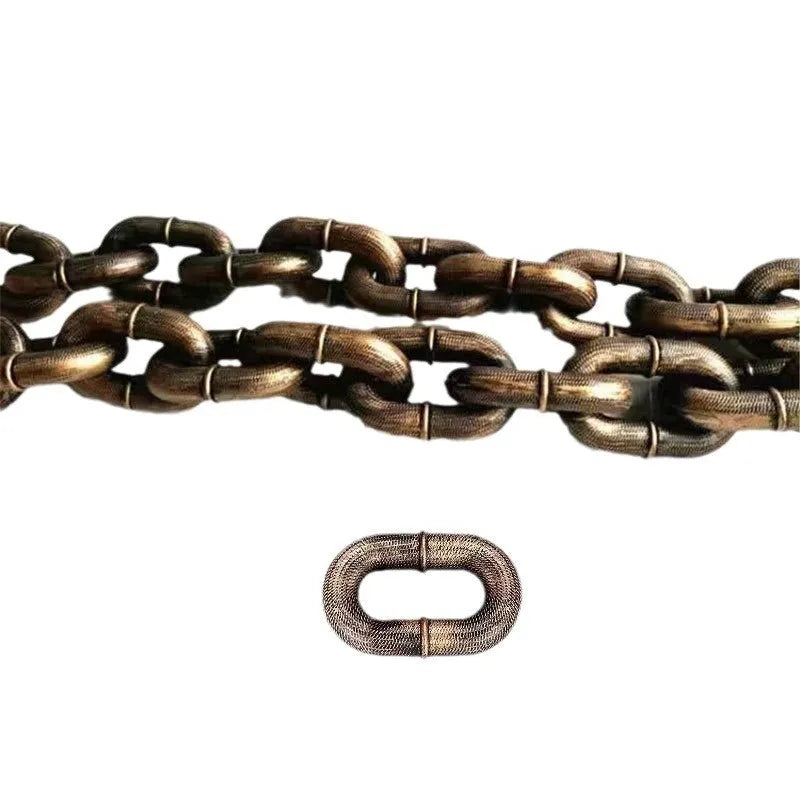 Dog leash in bronze, antique silver, or black colour with length options of 1.5 m, 2 m, or 3 m, made from PP material.