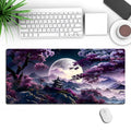 Gaming mouse pad with thermal transfer pattern measuring 400mm by 900mm with precision lock edge