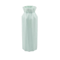 Simple drop-resistant melamine vase in green, grey, pink, or white with 7.2cm base diameter