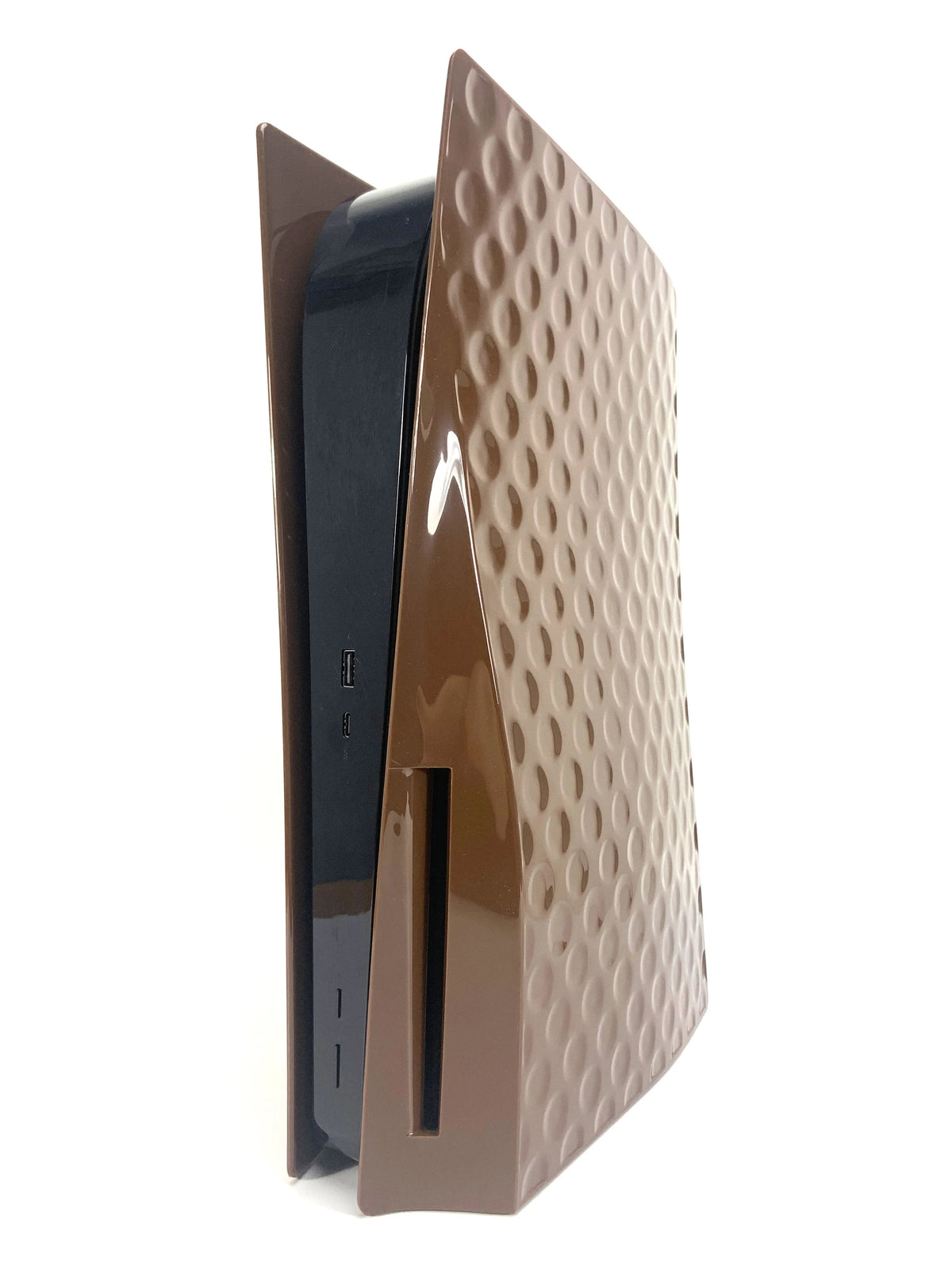 PS5 Disc Edition console case, ABS plastic hard shell, 38.6cm x 25.8cm x 1cm, available in six colours