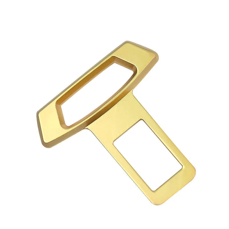 Car interior silencer insert in metal, showing matte black, gold, and silver colour options for noise reduction