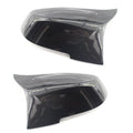 BMW F-Series modified horn rear-view mirror shell in paint bright black with buckle replacement design