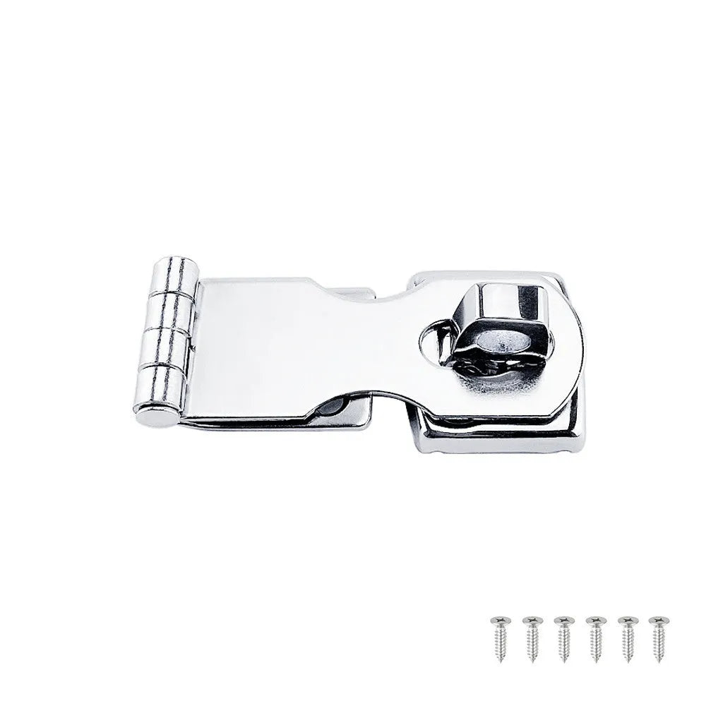 Silver marine grade 304 stainless steel bolt latch for doors and cabinets