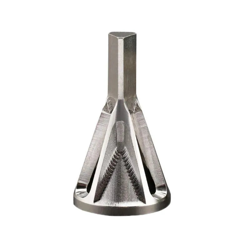 CR12MOV steel deburring external chamfering tool for chuck electric drill, 28g, removes burrs safely