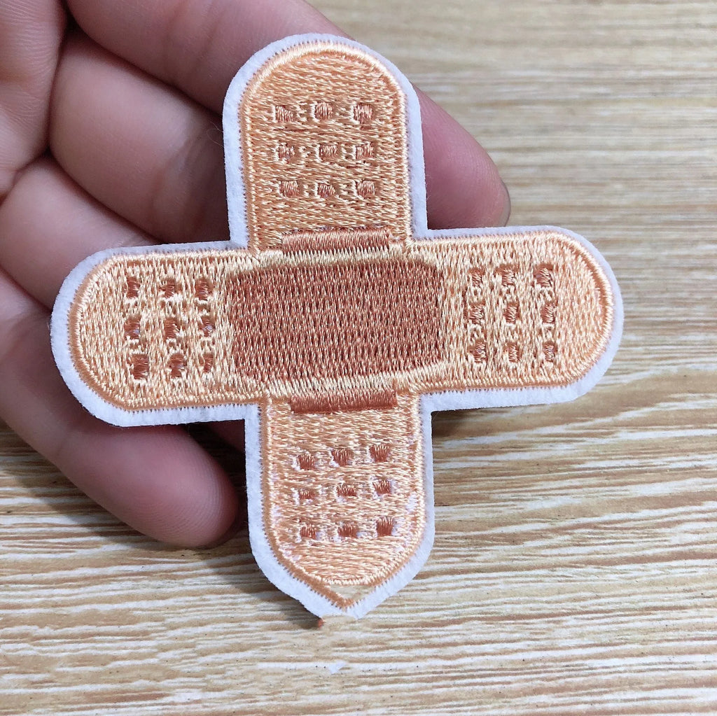 Set of 10 computer embroidered cloth sticker patches with lace craft designs for DIY clothing customisation