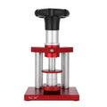 Watch repair spiral cap presser tool with 20 plastic moulds for watch back cover installation
