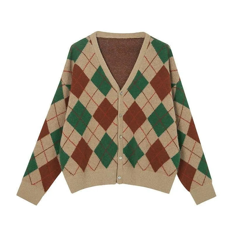 Japanese Korean casual cardigan in acrylic knit with macaron colours and free size fit