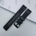 Canvas watch strap in Army Green colour with 22mm width and extended length option