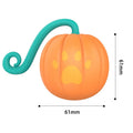 Electric luminous cat toy ball in watermelon or pumpkin design for indoor feline play