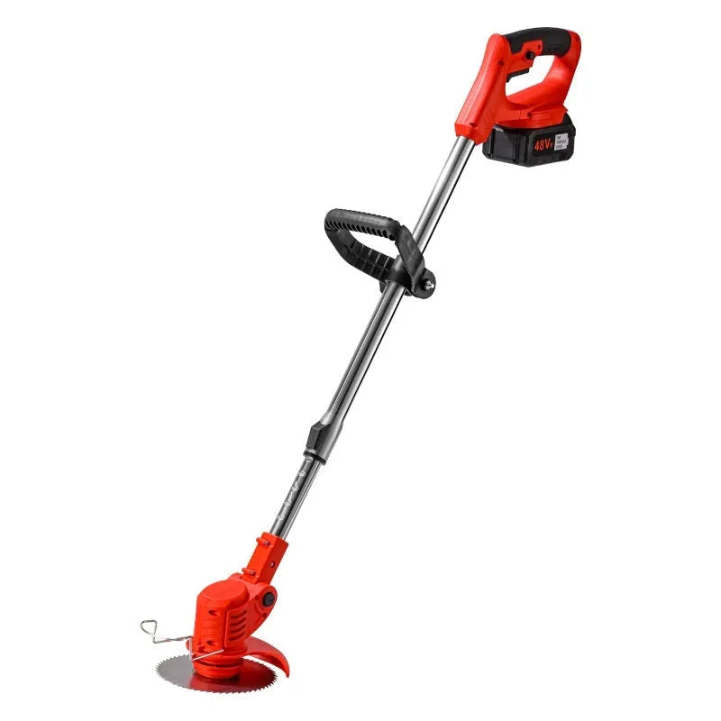 Portable household weeding machine in bare metal finish with 1300mm length and 0.75kg weight