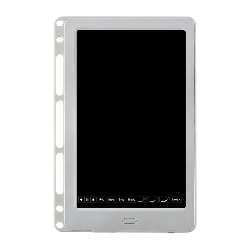 85-inch electronic writing pad with stitching appearance texture, smart pen, and USB charging cable