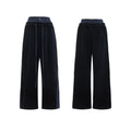 Hooded sports leisure suit with three-dimensional stitching on jacket, short sleeves, trousers length, in black or grey