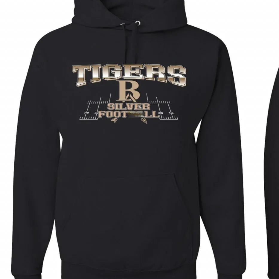 Black drop-shoulder sleeve hoodie with long sleeves and collarless design for leisure sports