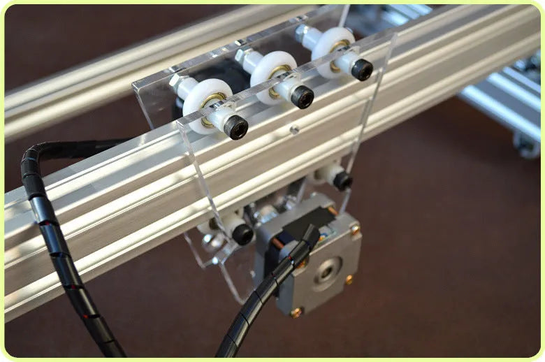 Miniature laser engraving machine with 400x300mm base plate for marking applications
