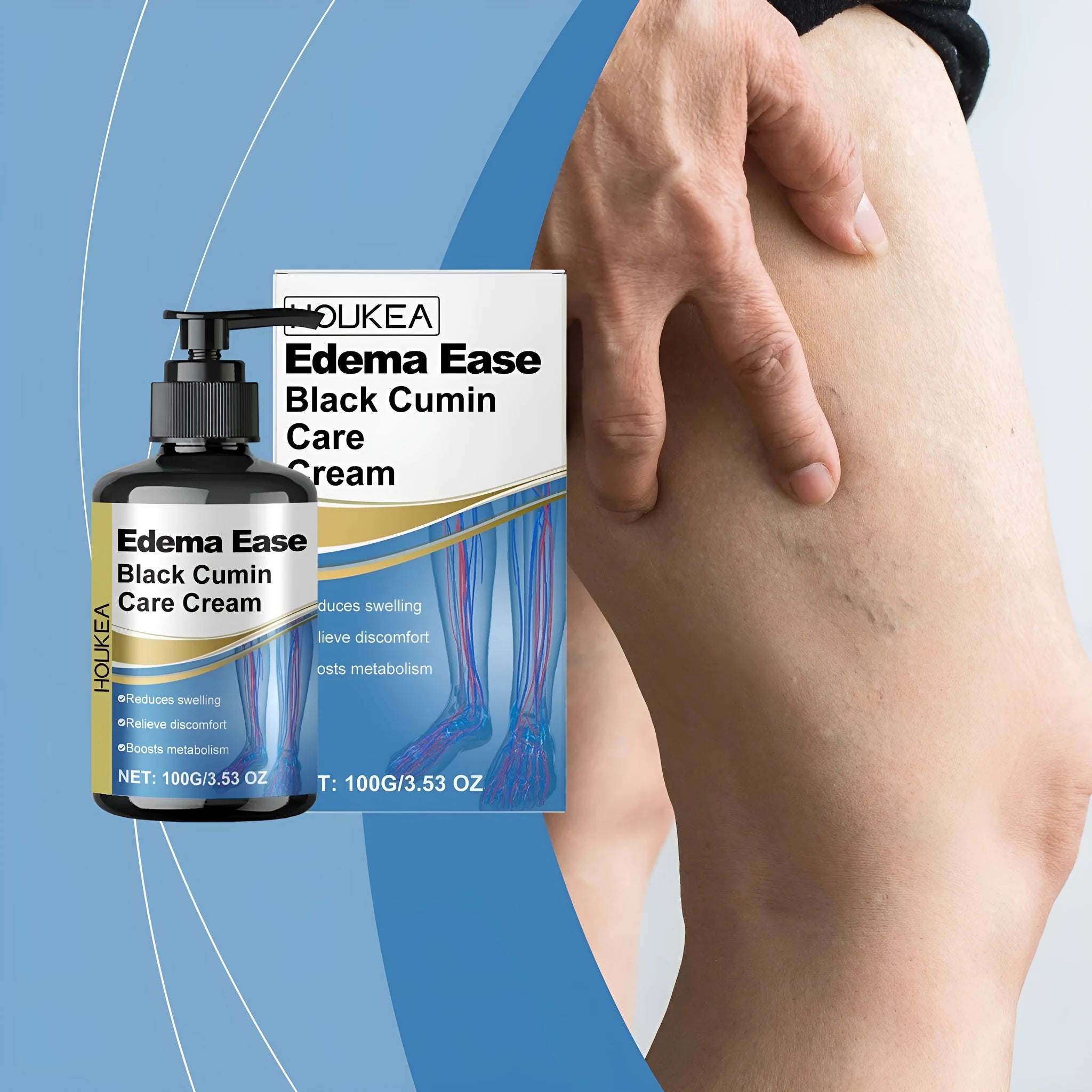100g tube of herbal body soothing cream with cumin seed oil and vitamin E.