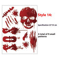 Hot blood handprint design wall sticker measuring 25 by 35 centimetres