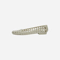Square toe gel slides with PVC sole in various colours on a white background.
