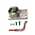 Polished silver aluminium short shift lever for Horton vehicles with mounting hardware