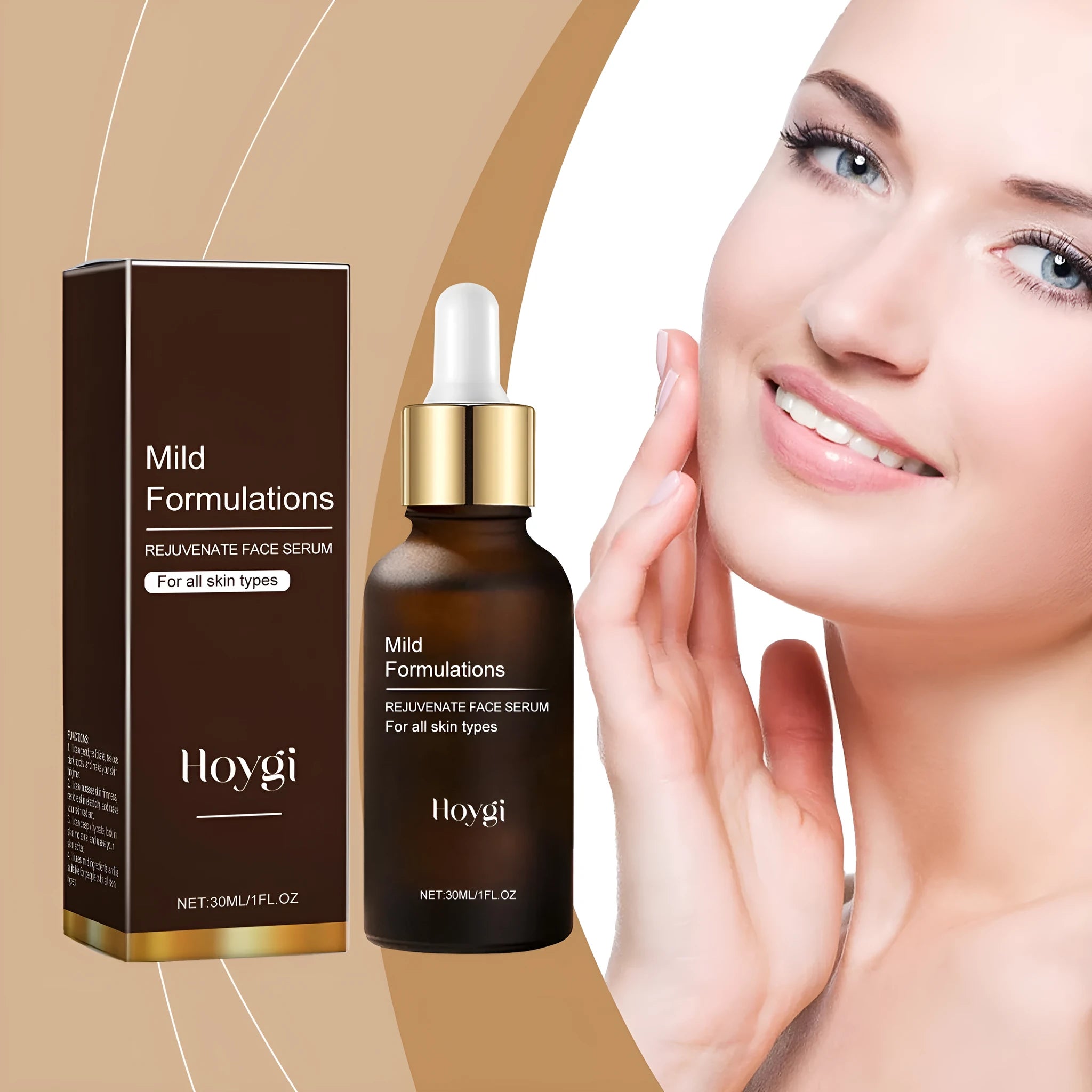 30ml bottle of hyaluronic acid and collagen facial essence for skin nourishment.