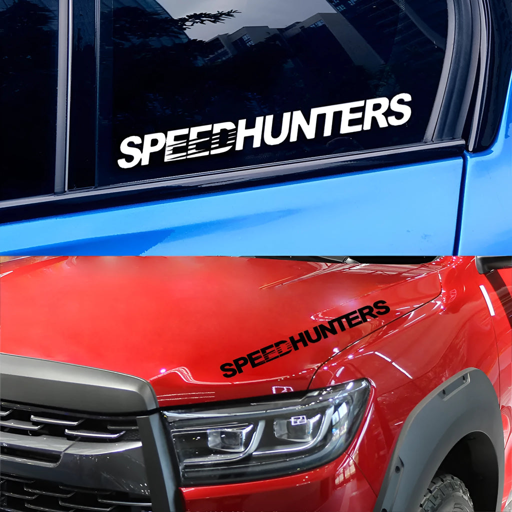 59cm long reflective vinyl car sticker for exterior rear gear or boot lid application.