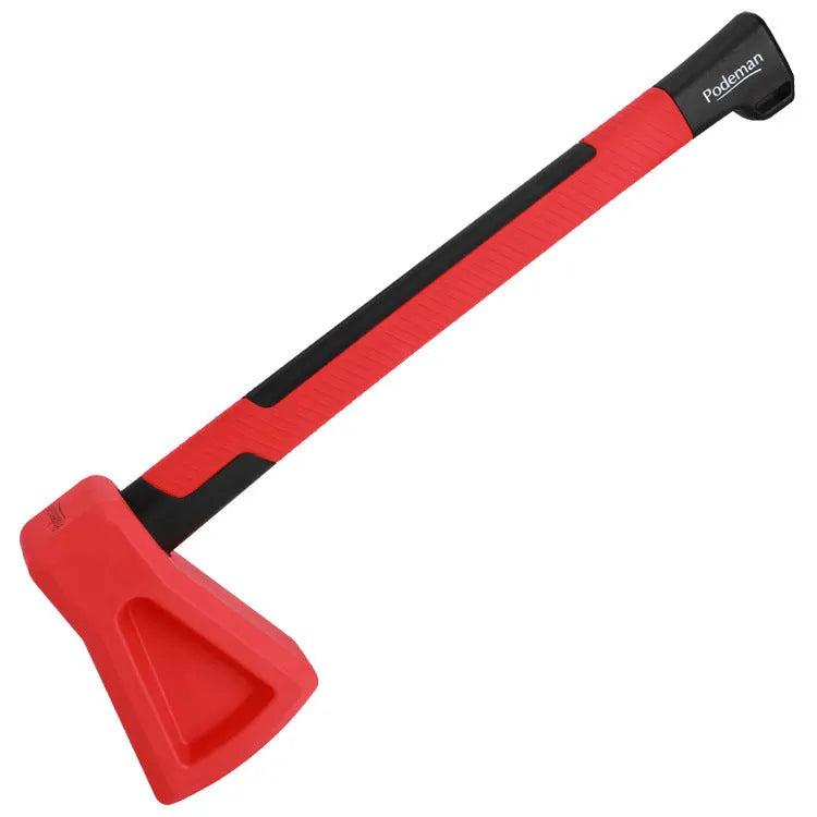 Red plastic Home Fitness Axe Muscle Trainer for strength training and muscle conditioning exercises