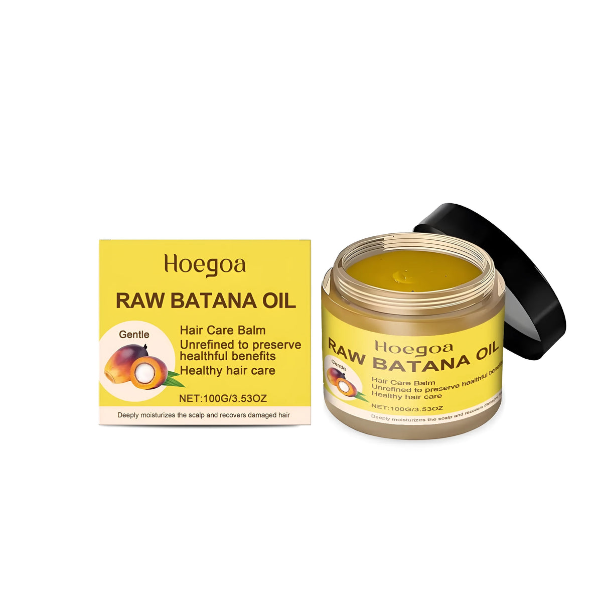 Batana Hair Growth Cream 100g container with ginger root oil and Platthana oil formula