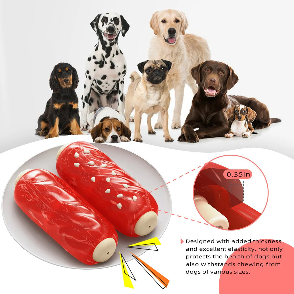 Blue plastic dog toy with textured surface and hollow centre for treats