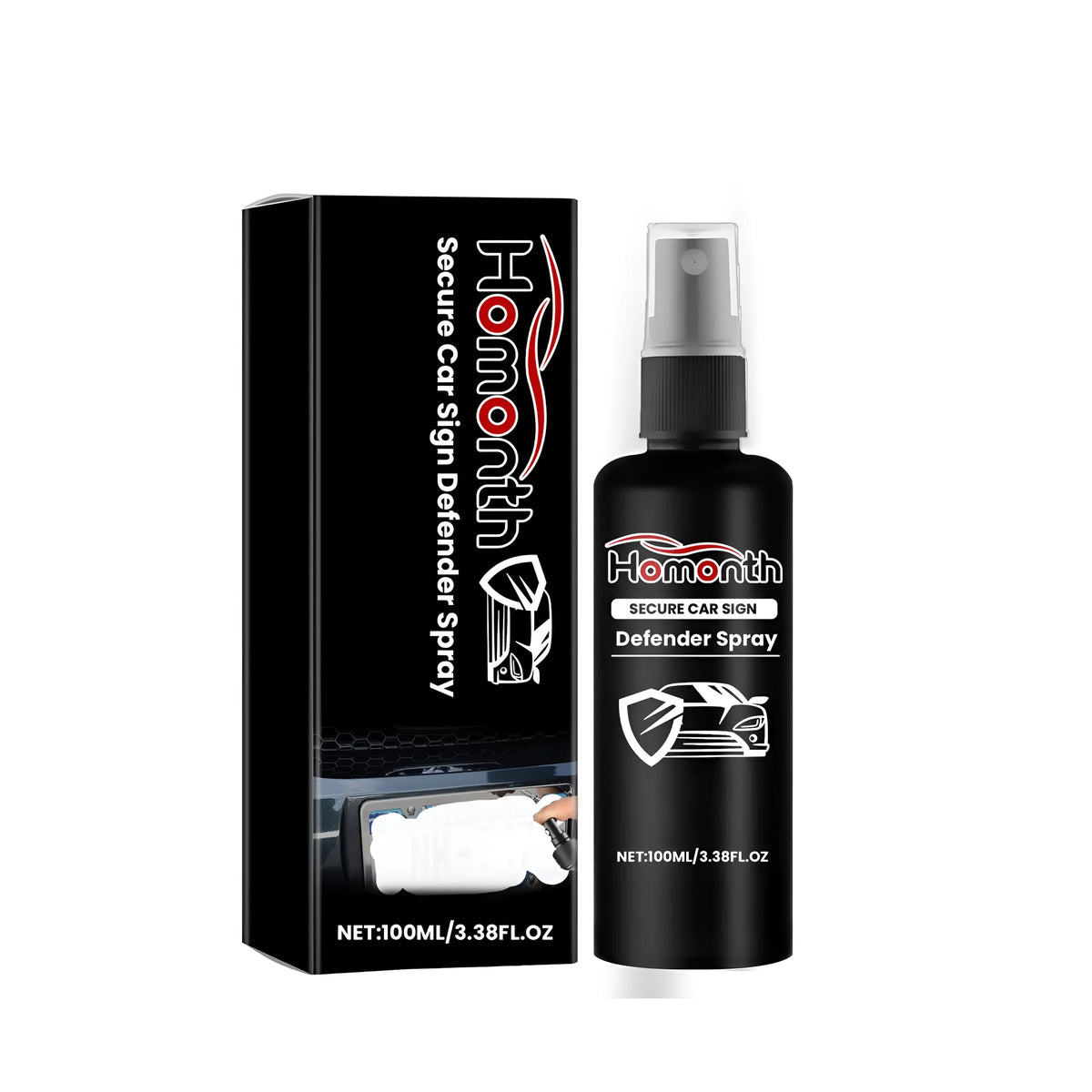Secure Car Sign Defender Spray 400ml container for temporary vehicle markings