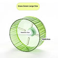 21cm plastic parrot running wheel toy in multiple colour options for bird exercise