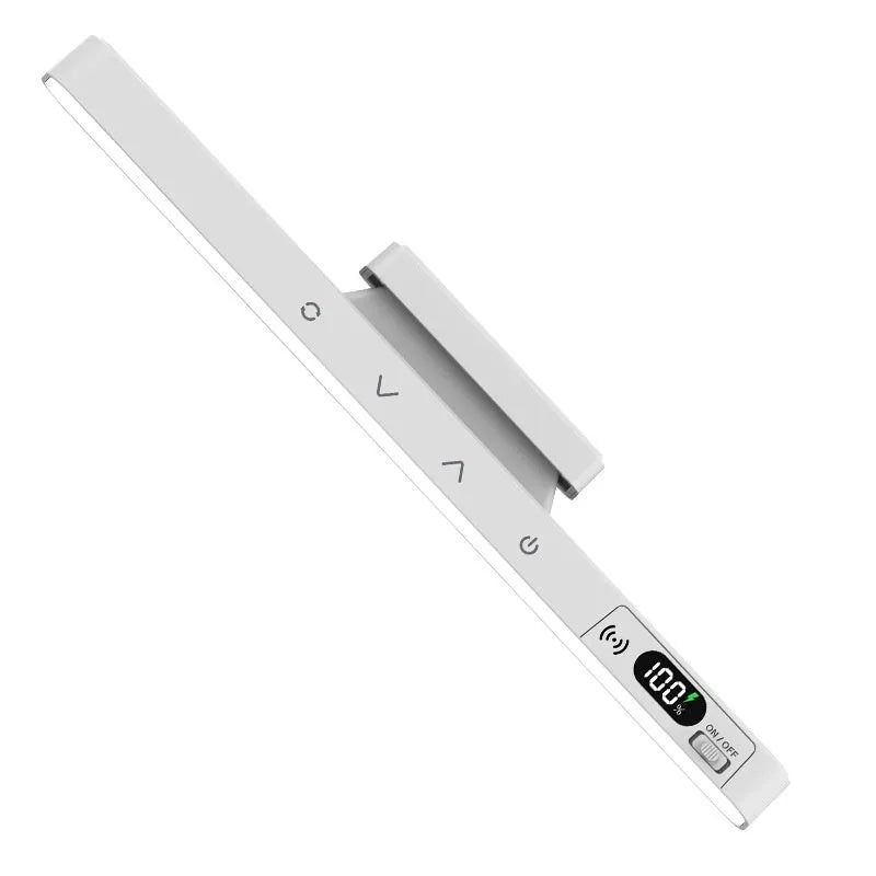 Magnetic rechargeable LED light bar with built-in lithium battery and touch remote control for dormitory desk use