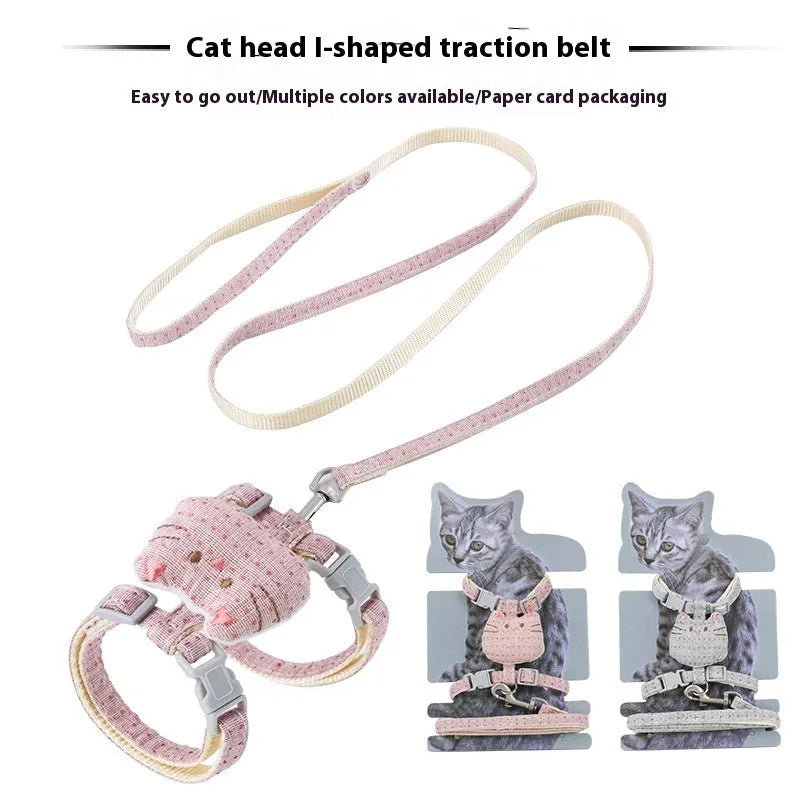T-shaped cloth cat pulling rope toy in multiple colours for interactive feline play