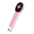 White universal reading pen with USB cable for English learning and bilingual translation