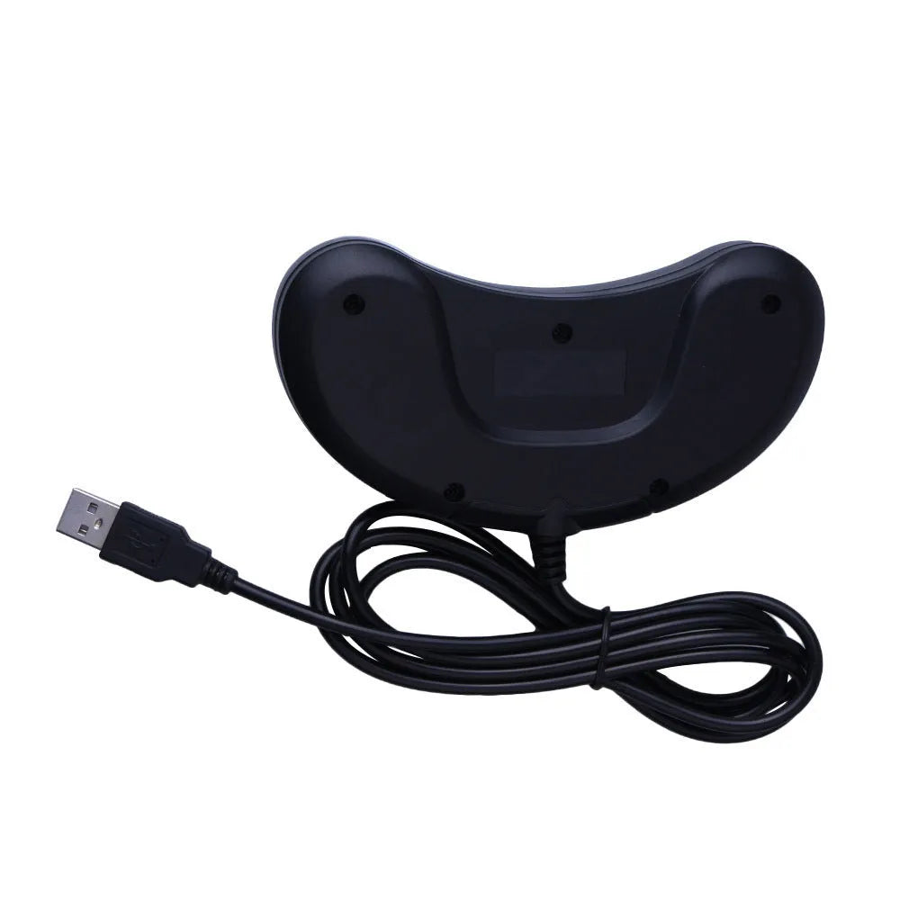 Black Sega USB PC game controller with 1.8-metre cable showing 15.5cm width