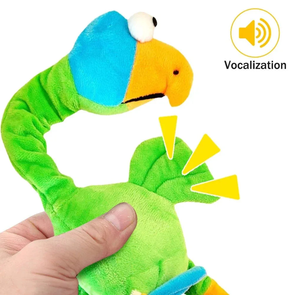 Black screaming chicken sound dog toy made of rubber, measuring 20cm long, with bite-resistant design for interactive play