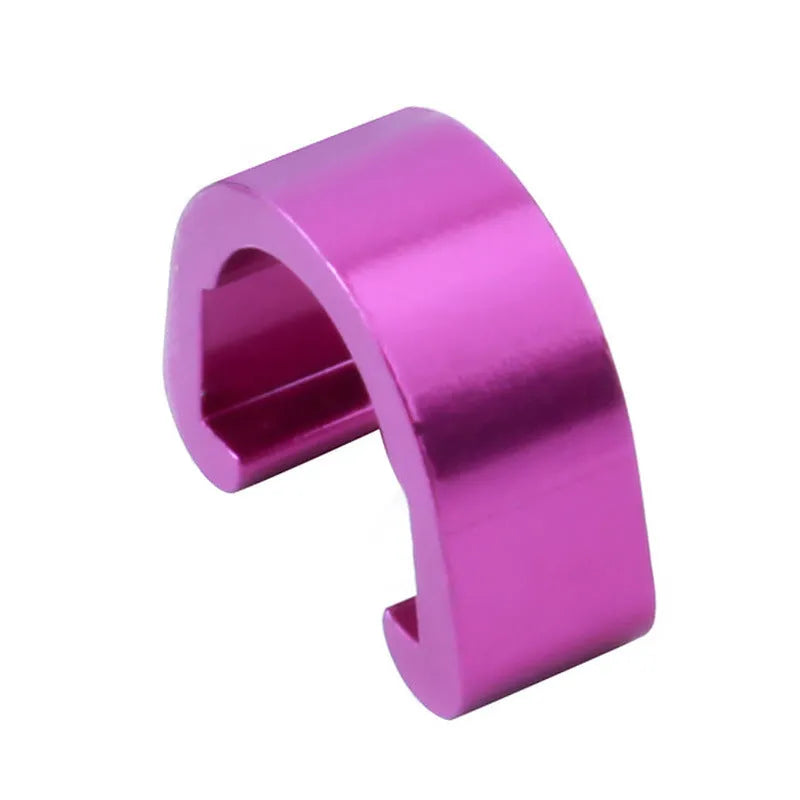 Aluminium alloy C-shaped buckle measuring 10.2x13x5mm in eight colour options