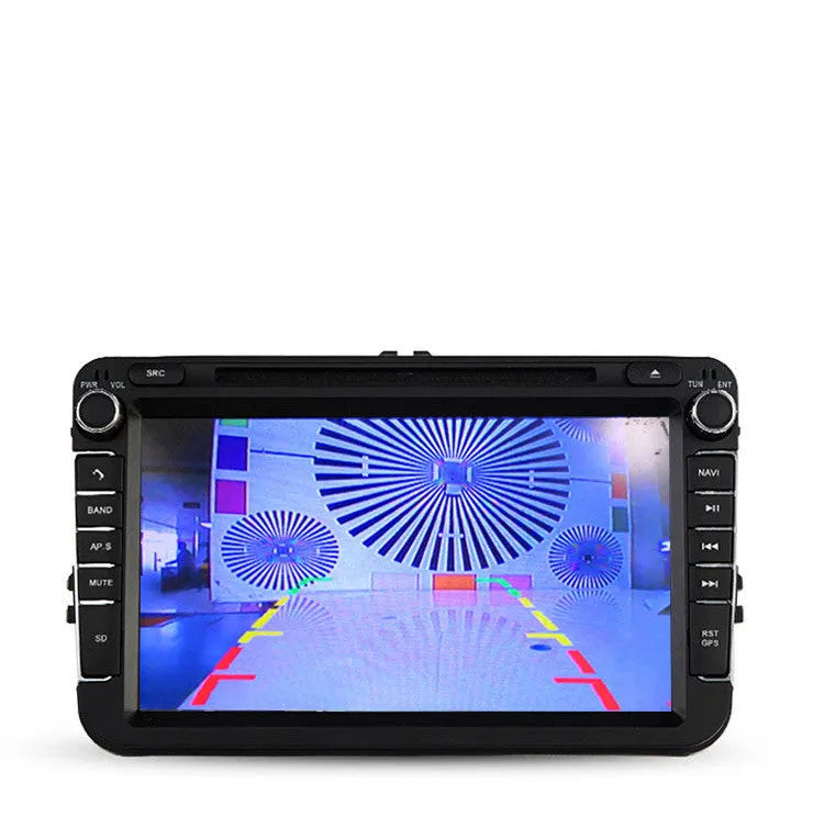 Black HD rear view car camera for GM vehicles, 720x576 resolution, 170-degree angle, 13cm x 7.9cm x 5.8cm ABS housing