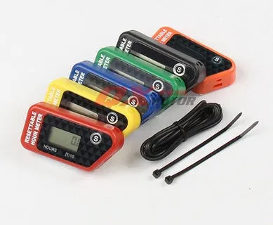 YSDS black electronic timer with LCD display for engine maintenance scheduling