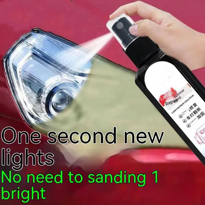 100ml bottle of car headlight repairing liquid for plastic headlight restoration and oxidation removal