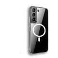 Transparent MagSafe magnetic phone case for Samsung Galaxy S21, S22, S23 phones
