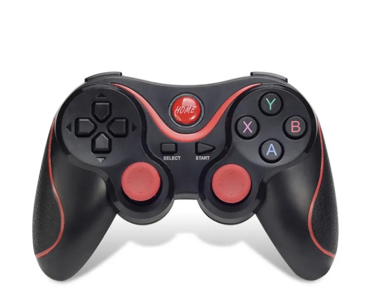 Upgraded X3 Bluetooth game controller in black or white with mobile clip for Android phones